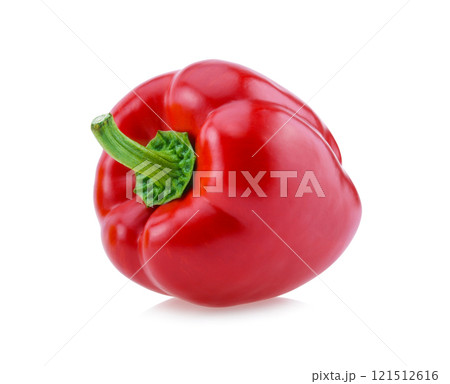 Paprika. Pepper red. Bell pepper isolated on white background Paprika. Pepper red. Bell pepper isolated on white background 121512616