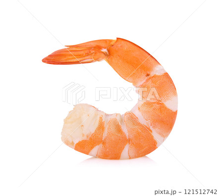shrimps isolated on a white background 121512742