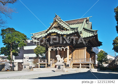 八坂神社（平塚市田村）（冬、十二月） 121513042