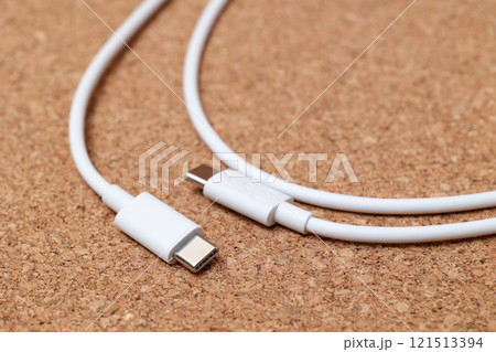 ケーブル, USBケーブル, USB, OA機器, デジタル, パソコン, ビジネス, 接続 121513394