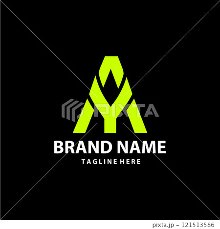 initial AY, YA modern trendy logo design 121513586