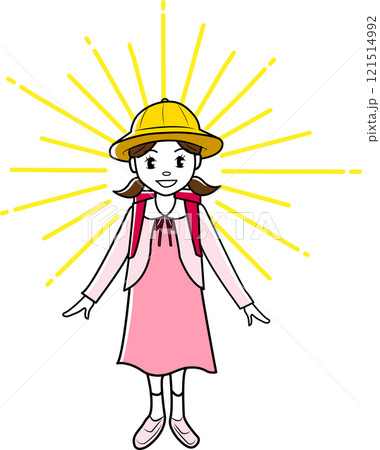 小学校一年生の女子児童	 121514992