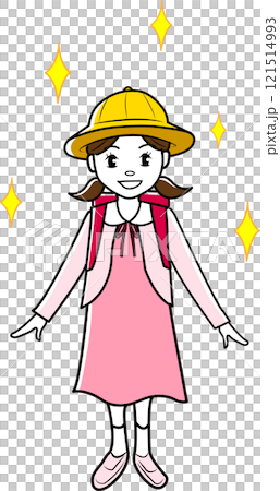 小学校一年生の女子児童	 121514993