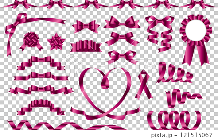 色帶套裝 2, 12 洋紅色 121515067