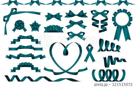 リボンセット2、m16青緑 121515072