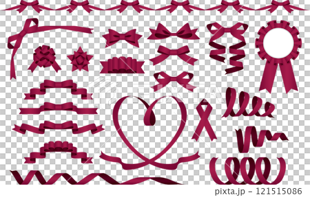 Ribbon set 2, m11 wine 121515086