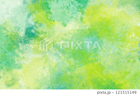 グリーンの森林浴イメージ　アブストラクトヒーリング背景壁紙	 121515149