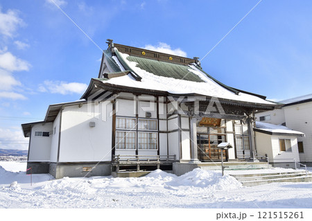 冬の北斗市で大千山最尊寺境内の風景を撮影 冬の北斗市で大千山最尊寺境内の風景を撮影 121515261