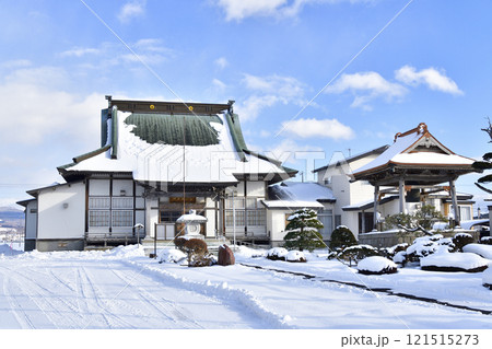 冬の北斗市で大千山最尊寺境内の風景を撮影 冬の北斗市で大千山最尊寺境内の風景を撮影 121515273