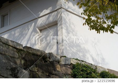 佐賀城鯱の門のハート型の植木 121515696