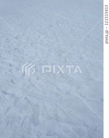一面の雪と数々の足跡 一面の雪と数々の足跡 121515915