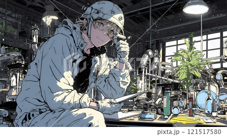 設備点検をする作業員