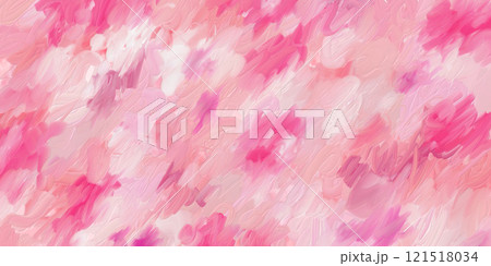 ピンクと白の絵の具が立体的に混ざり合う背景	 121518034