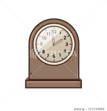 analog travel alarm clock cartoon vector illustration analog travel alarm clock cartoon vector illustration 121518069