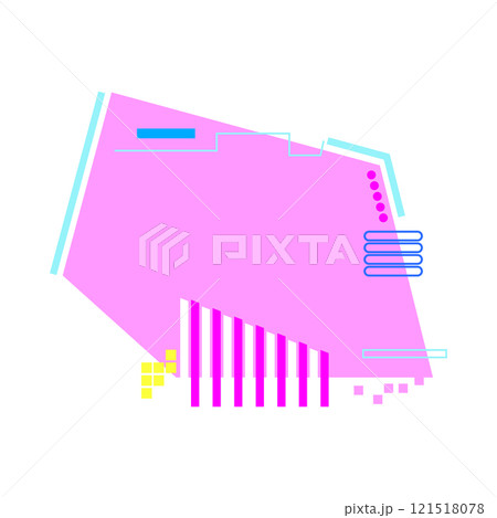 digital tech banner cartoon vector illustration 121518078