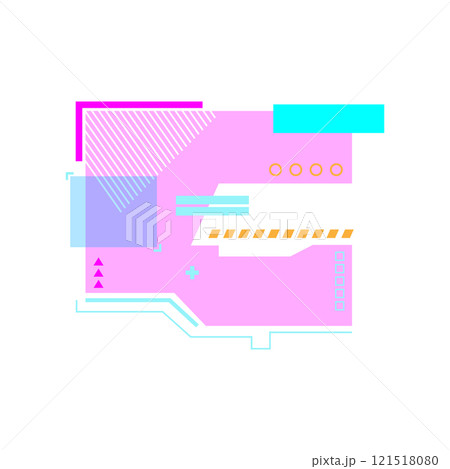 hardware tech banner cartoon vector illustration 121518080