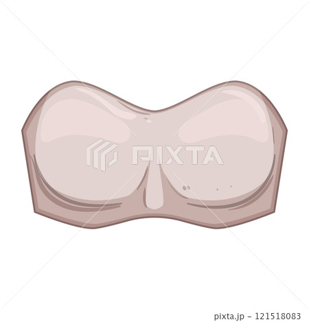 adhesive strapless bra cartoon vector illustration adhesive strapless bra cartoon vector illustration 121518083