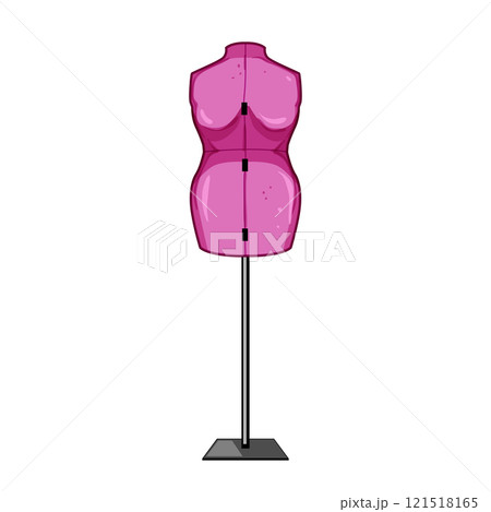 bespoke mannequin tailor cartoon vector illustration 121518165