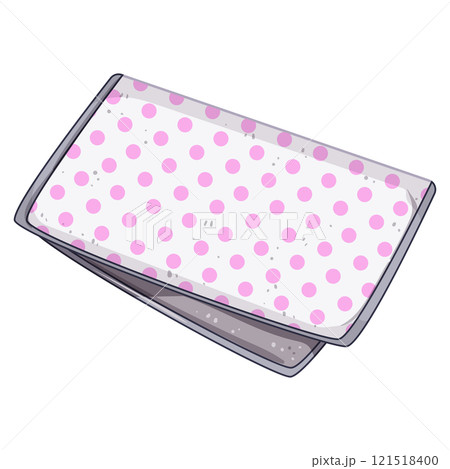 organic washcloth baby cartoon vector illustration 121518400