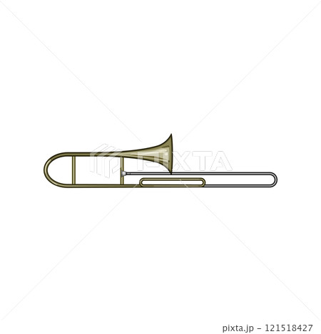 champagne trombone cartoon vector illustration 121518427
