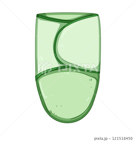 newborn swaddle wrap cartoon vector illustration 121518450