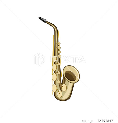 keys saxophone cartoon vector illustration keys saxophone cartoon vector illustration 121518471