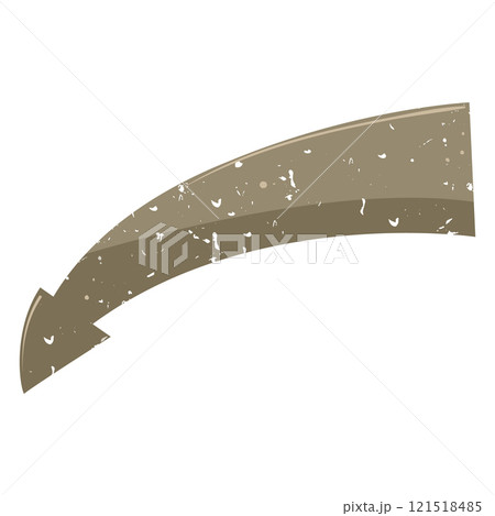 motif retro arrow banner cartoon vector illustration motif retro arrow banner cartoon vector illustration 121518485