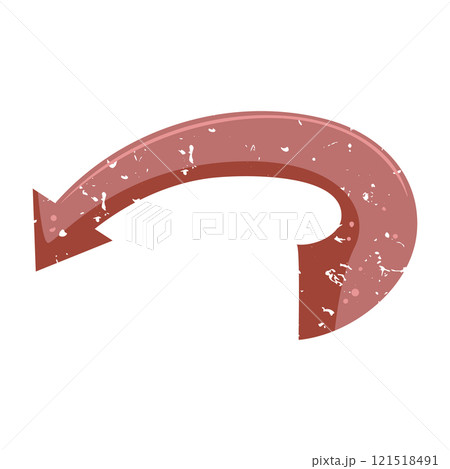 style retro arrow banner cartoon vector illustration style retro arrow banner cartoon vector illustration 121518491