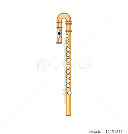 breath flute cartoon vector illustration breath flute cartoon vector illustration 121518534