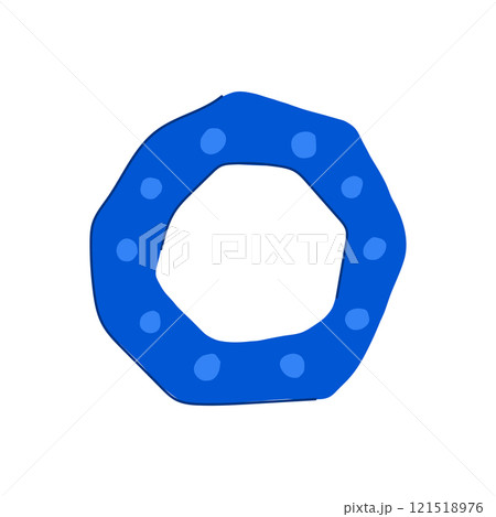 organic teething ring cartoon vector illustration 121518976