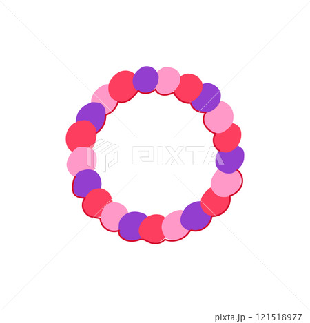 natural teething ring cartoon vector illustration 121518977