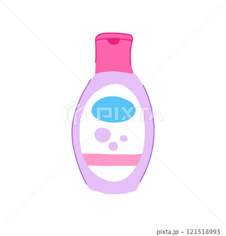 natural shampoo baby cartoon vector illustration 121518993