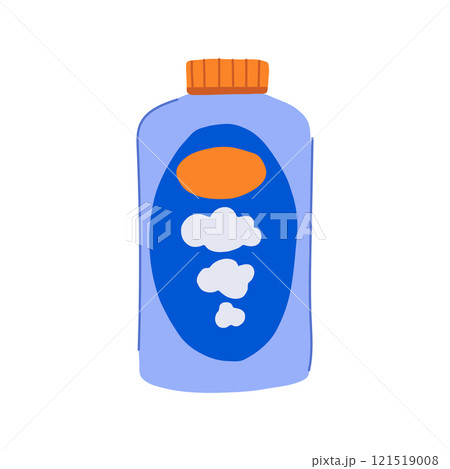 pacifier powder baby cartoon vector illustration pacifier powder baby cartoon vector illustration 121519008