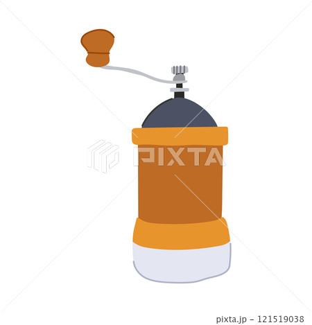 espresso manual coffee grinder cartoon vector illustration espresso manual coffee grinder cartoon vector illustration 121519038