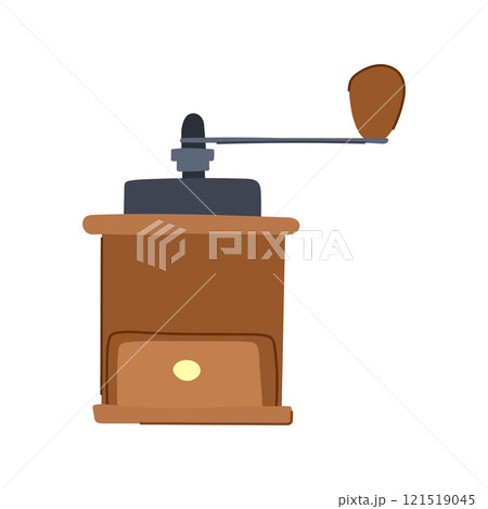 adjustable manual coffee grinder cartoon vector illustration adjustable manual coffee grinder cartoon vector illustration 121519045