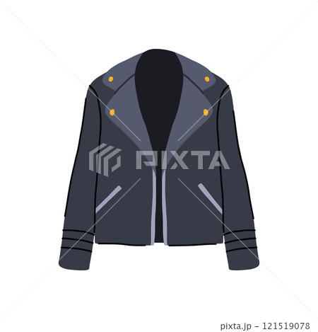 classic leather jacket female cartoon vector illustration classic leather jacket female cartoon vector illustration 121519078
