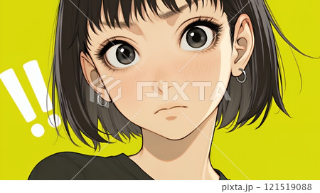 想定外のことを目にして驚いている様子