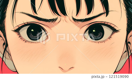 想定外のことを目にして驚いている様子