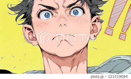 想定外のことを目にして驚いている様子