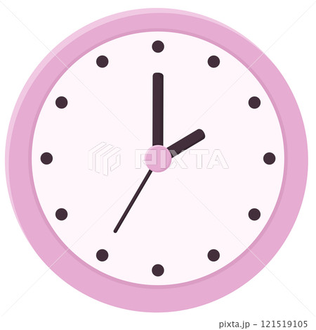 Pink home decor wall clock 121519105