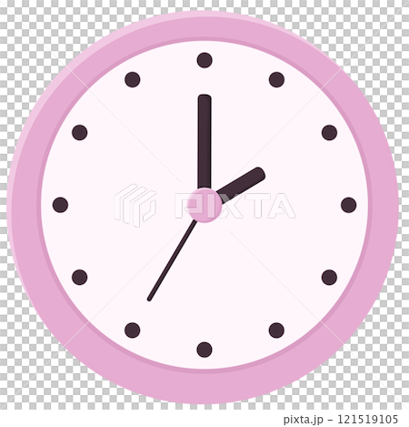 Pink home decor wall clock 121519105