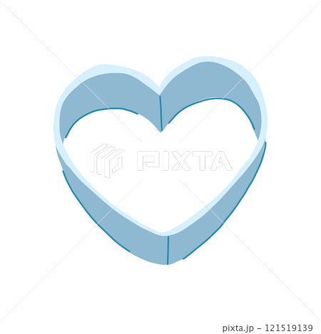 plastic cookie cutter cartoon vector illustration 121519139