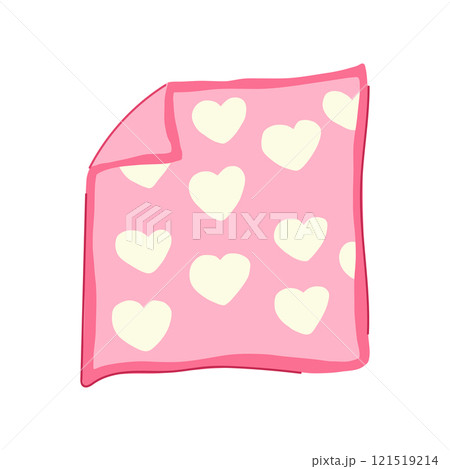 cozy blanket baby cartoon vector illustration 121519214