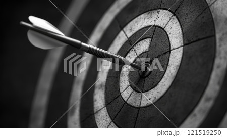 arrow hit with target 121519250