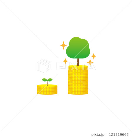成長する資産のイメージ 成長する資産のイメージ 121519665