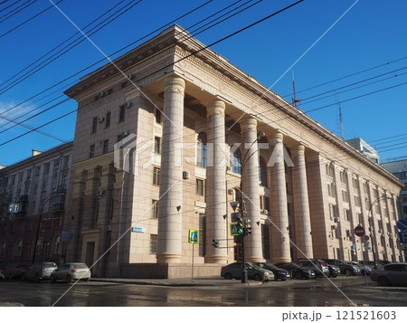 ロシアの地方都市 チェリャビンスクの風景 ロシアの地方都市 チェリャビンスクの風景 121521603
