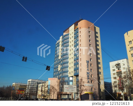 ロシアの地方都市 チェリャビンスクの風景 ロシアの地方都市 チェリャビンスクの風景 121521613