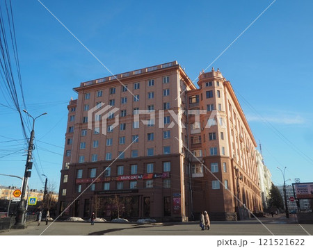 ロシアの地方都市　チェリャビンスクの風景 121521622