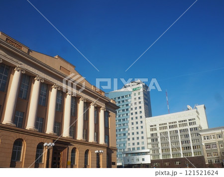 ロシアの地方都市 チェリャビンスクの風景 ロシアの地方都市 チェリャビンスクの風景 121521624