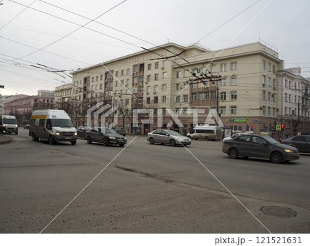 ロシアの地方都市 チェリャビンスクの風景 ロシアの地方都市 チェリャビンスクの風景 121521631